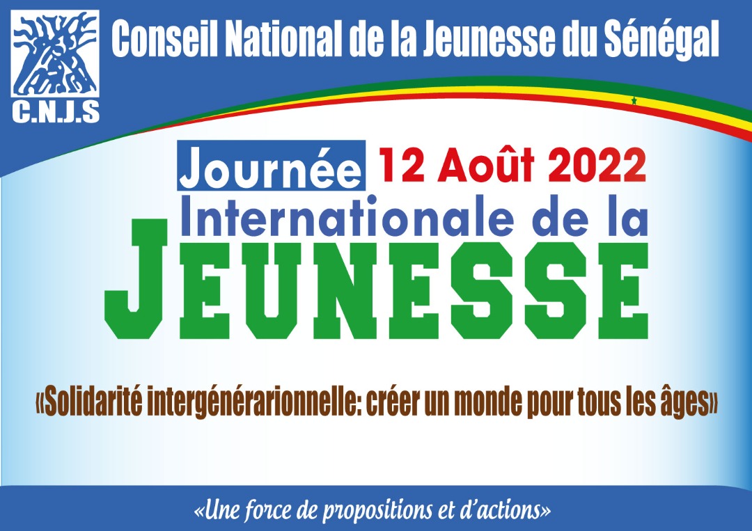 Journée Internationale De La Jeunesse Conseil National De La Jeunesse